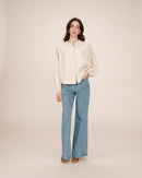 Suri Ecru Oversized Blouse