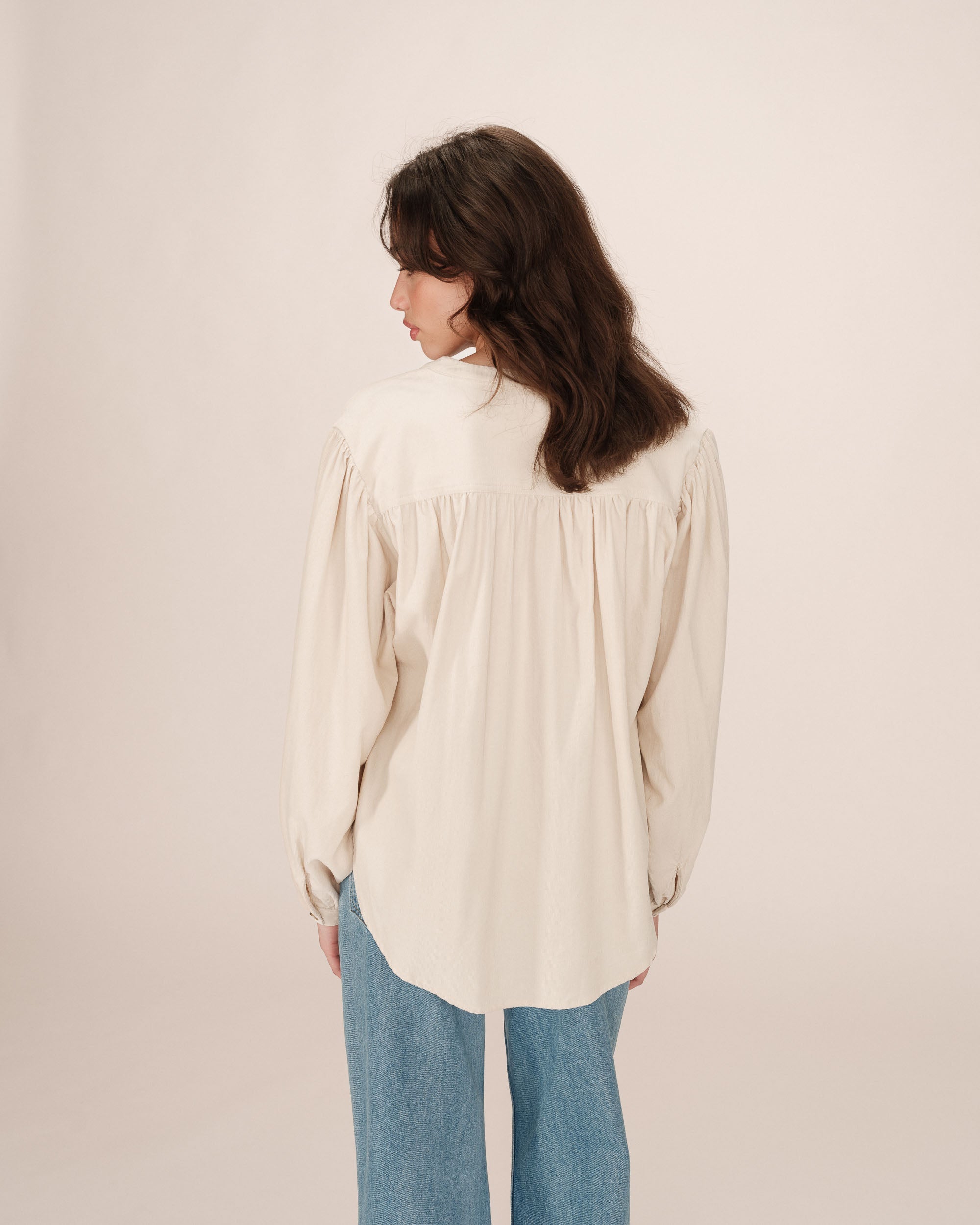 Oversized Ecru Blouse Suri