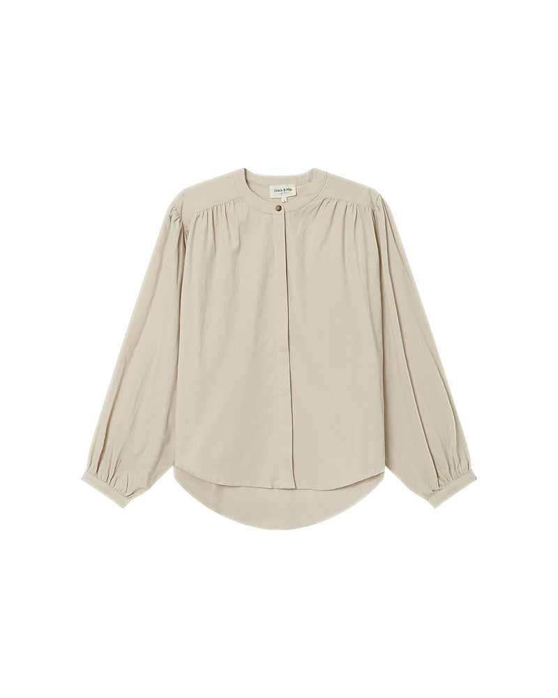 Suri Ecru Oversized Blouse