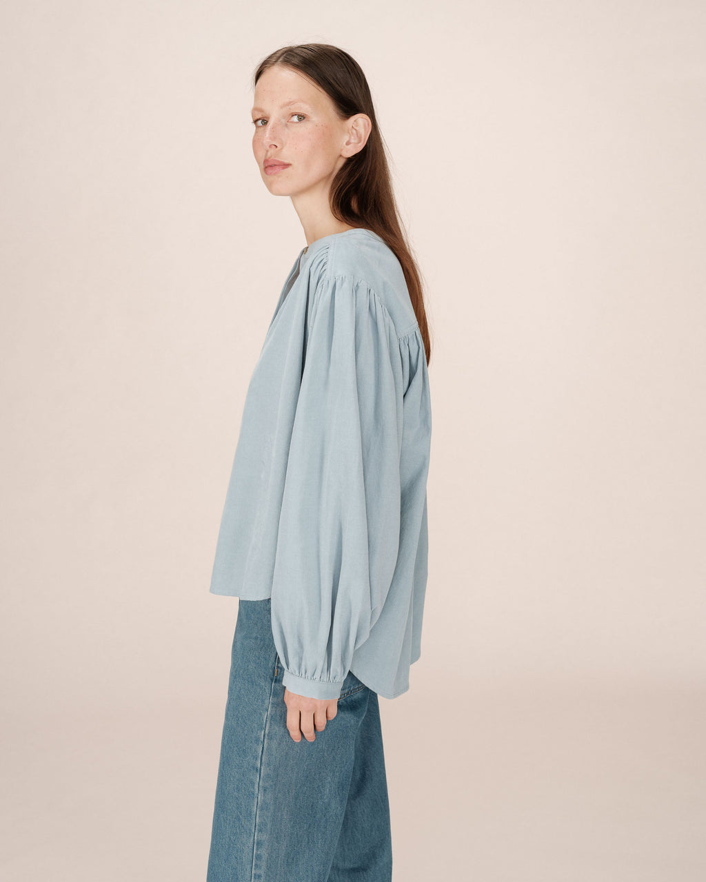 Blusa Oversize Salvia Suri