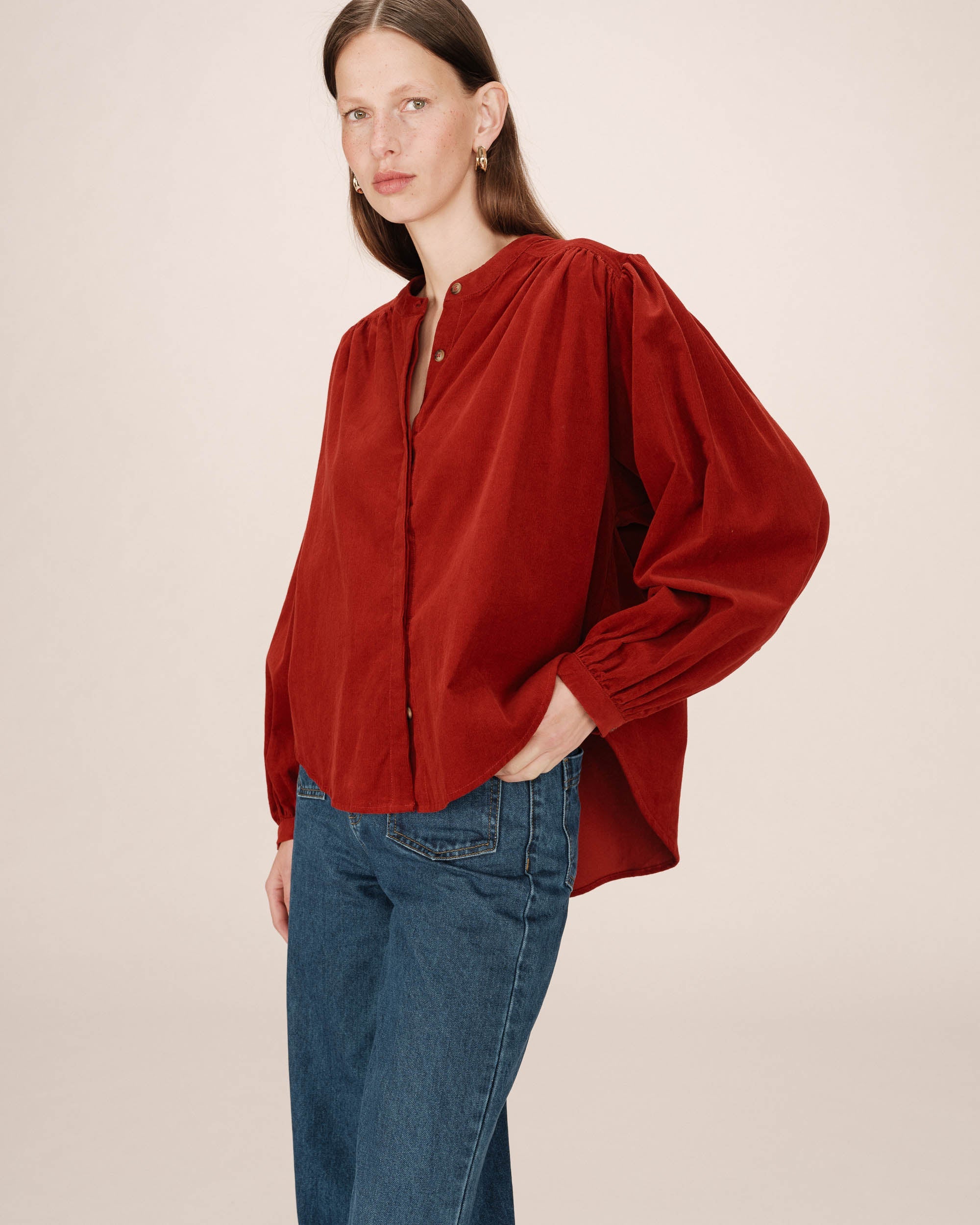 Blusa Oversize Terracota Suri