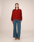 Suri Terracotta Oversized Blouse