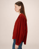 Suri Terracotta Oversized Blouse