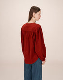 Suri Terracotta Oversized Blouse