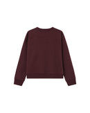 Burgundy Sigil Printed Sweatshirt