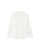 Camisa Recta Rayas Crudo
