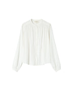 Blusa Recta Con Fruncidos Marfil Savannah