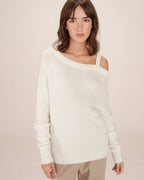 Asymmetric Jumper Ivory Samantha
