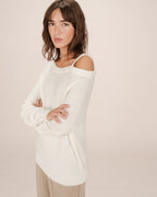 Asymmetric Jumper Ivory Samantha