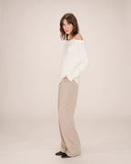 Asymmetric Jumper Ivory Samantha