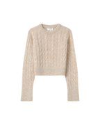 Vanilla Cable-Knit Jumper Sabin