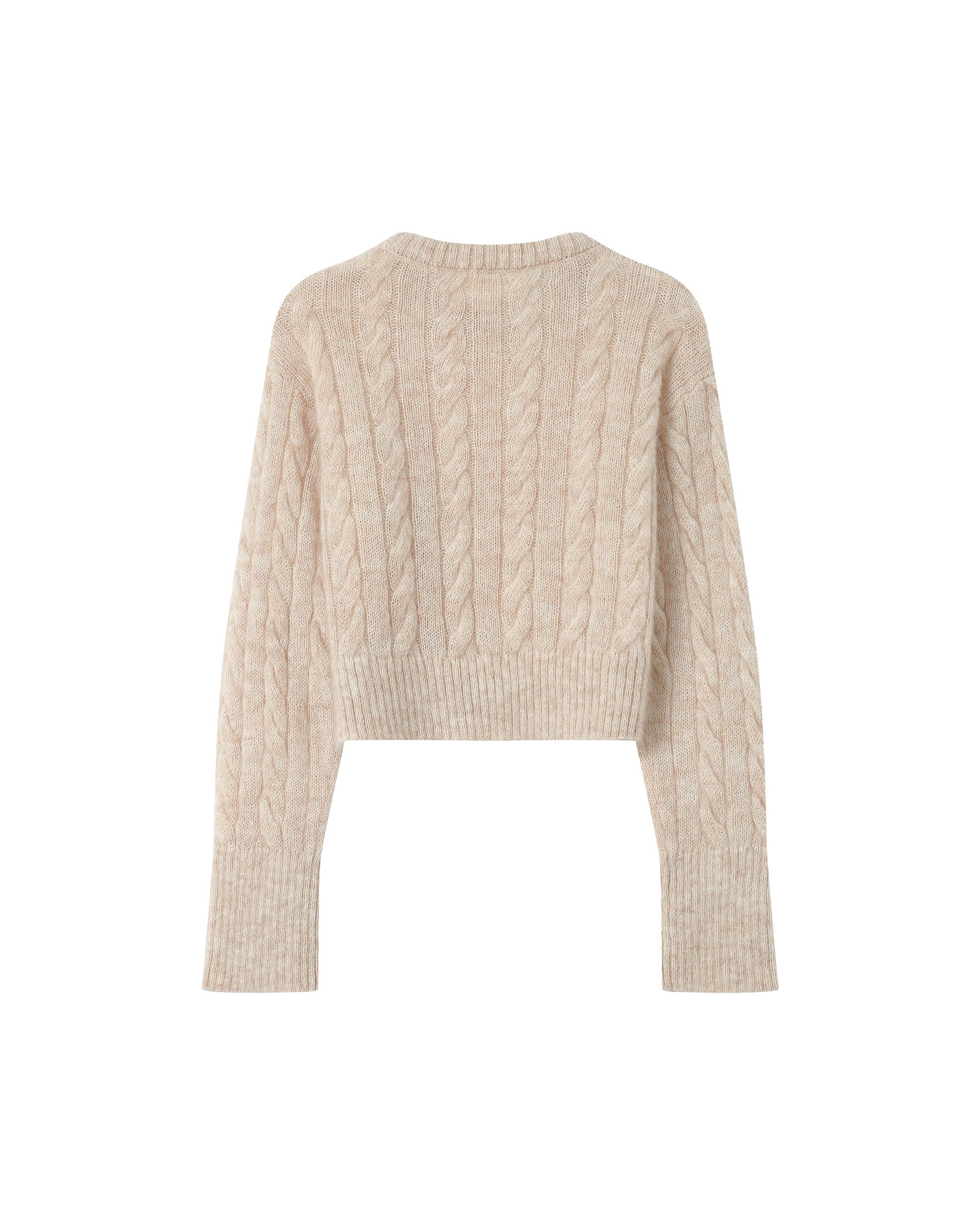 Vanilla Cable-Knit Jumper Sabin
