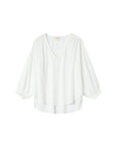 Solo Ivory Fluid Straight Blouse