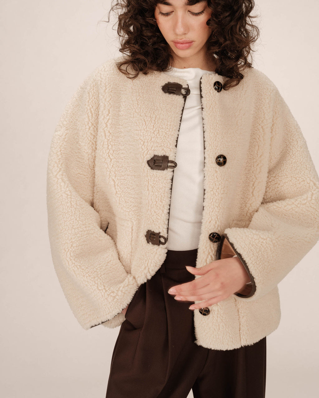 Abrigo Oversize Crudo Simon