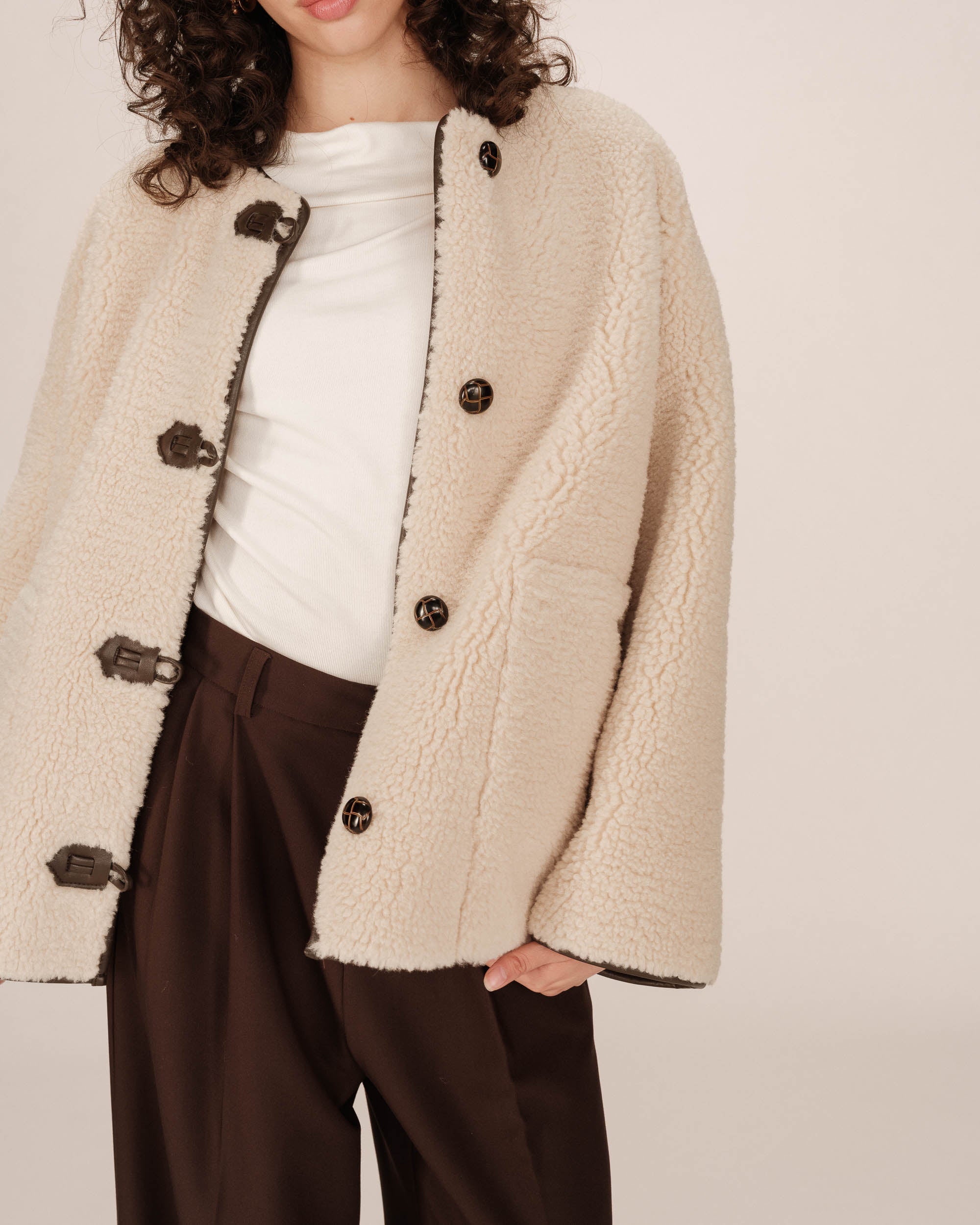 Abrigo Oversize Crudo Simon