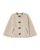 Oversized Ecru Coat Simon