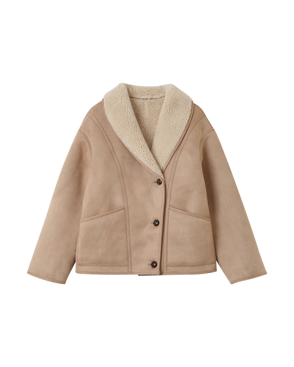 Manteau Swan - Beige Rose