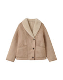 Beige Pink Swan Coat