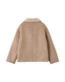 Beige Pink Swan Coat