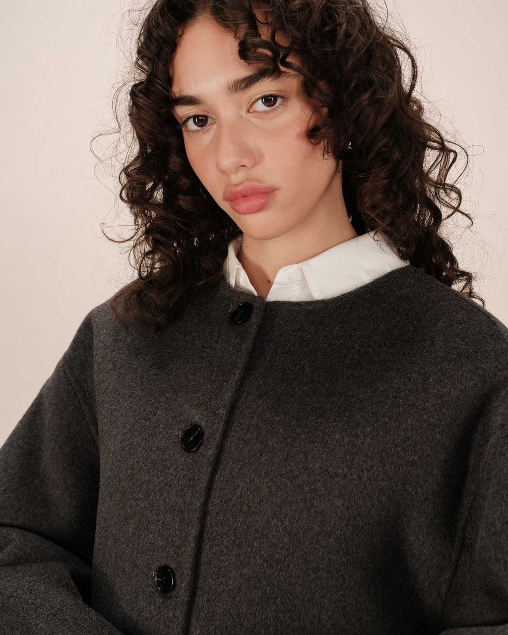 Chaqueta Boxy Antracita Stomy