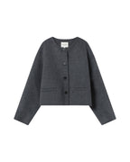 Chaqueta Boxy Antracita Stomy