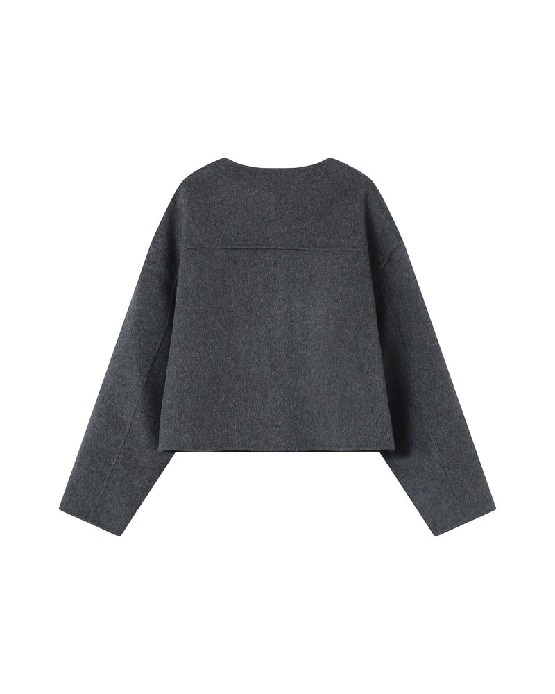 Boxy Jacket Anthracite Stomy