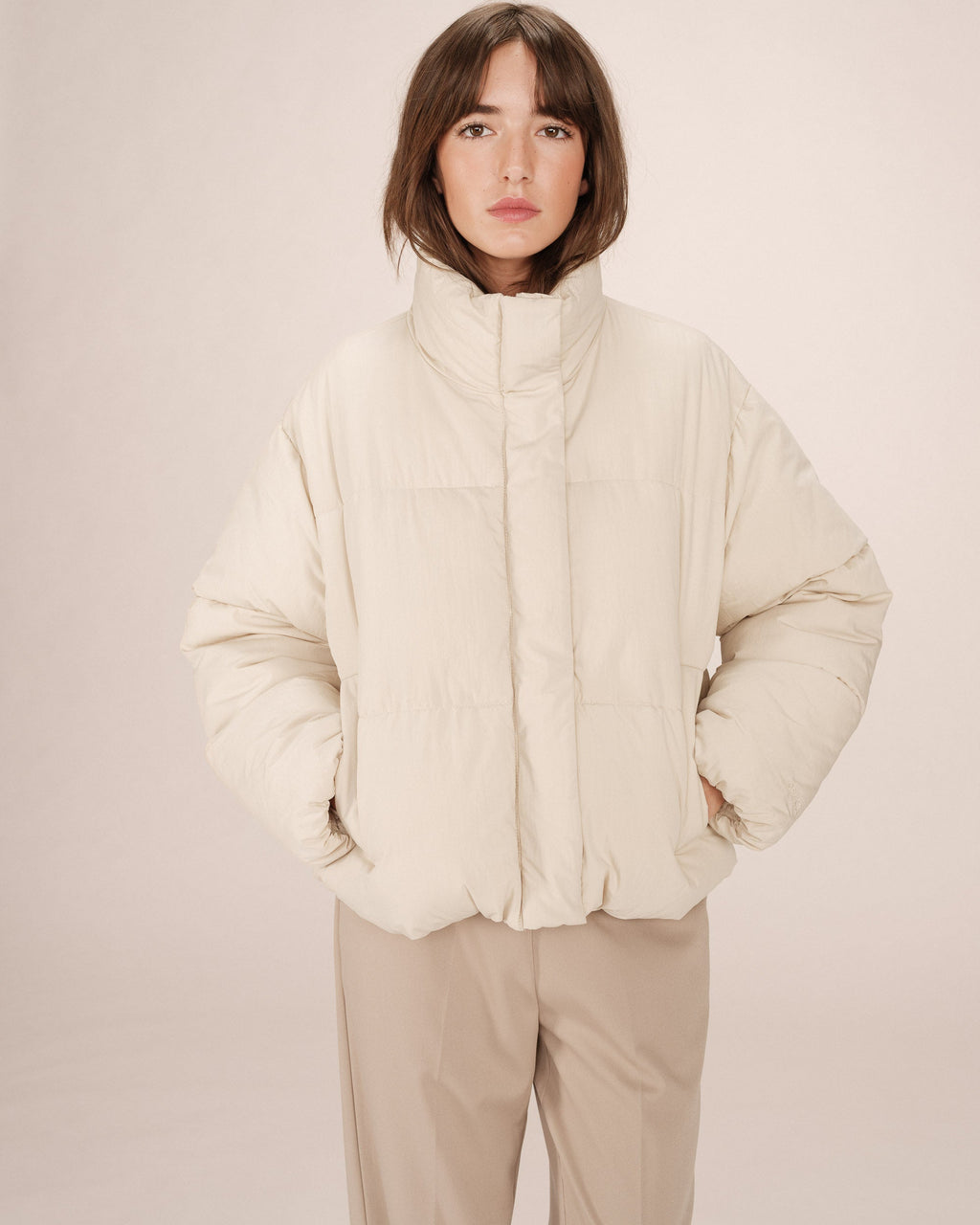 Chaqueta acolchada Sonic - Beige