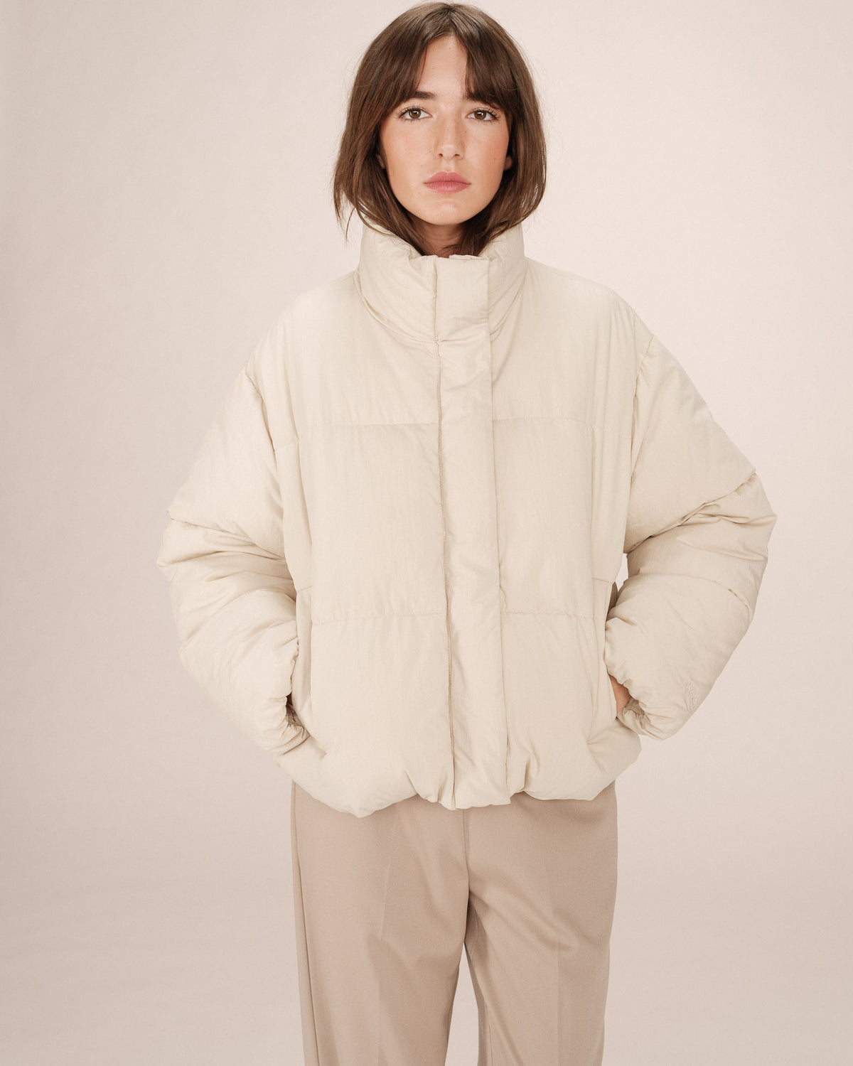 Chaqueta acolchada Sonic - Beige