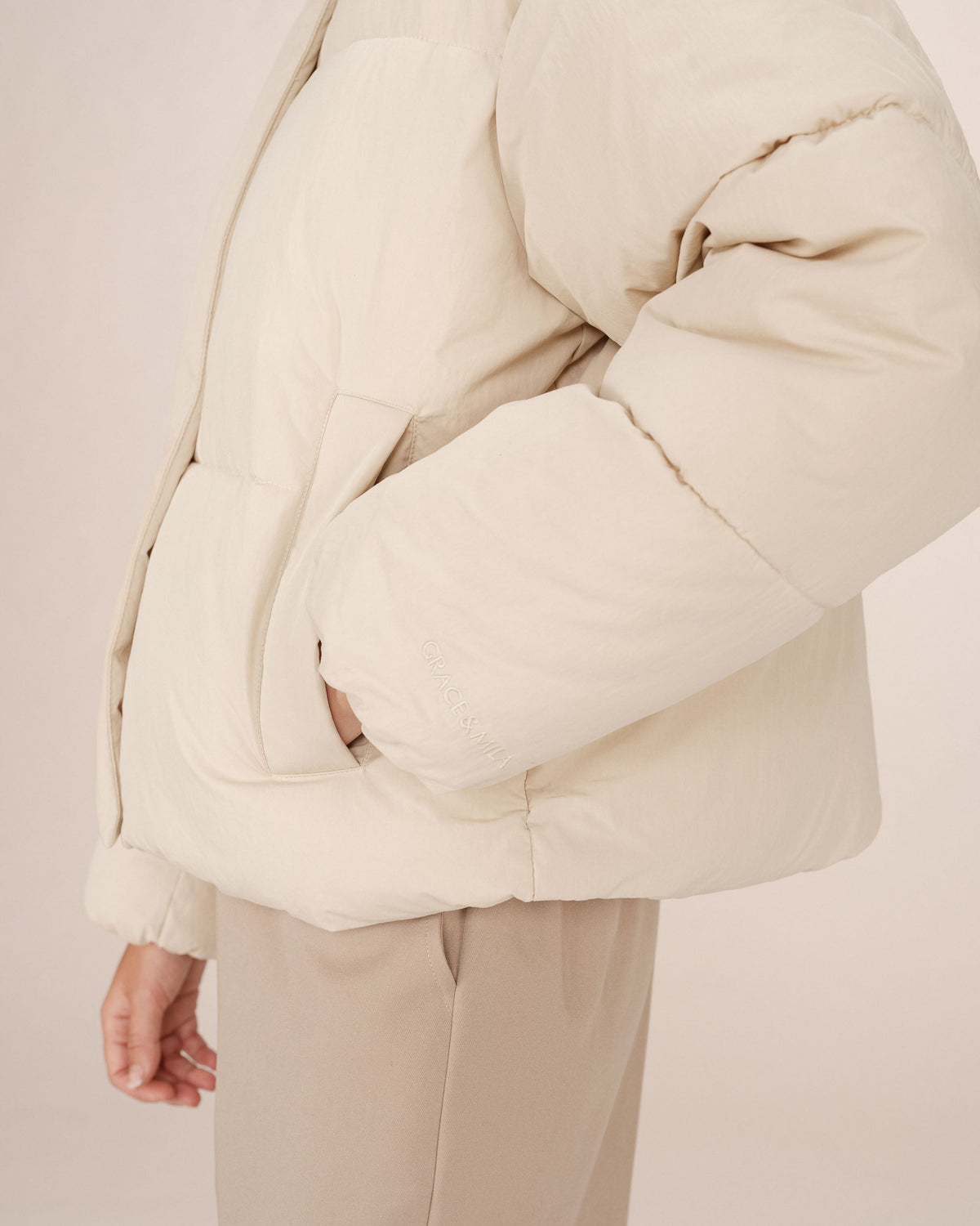 Chaqueta acolchada Sonic - Beige
