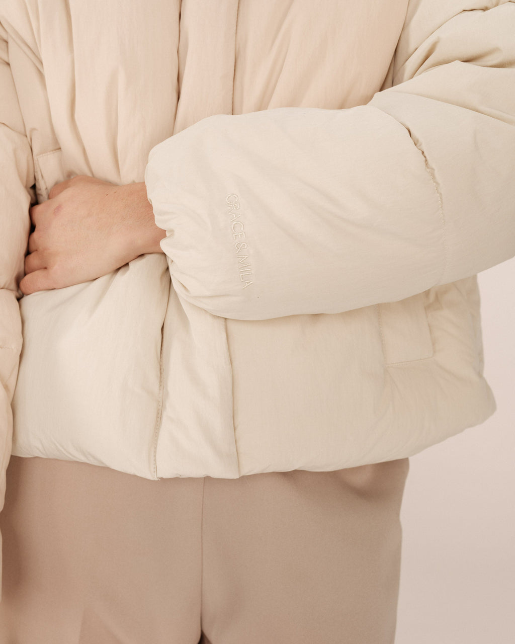 Chaqueta acolchada Sonic - Beige