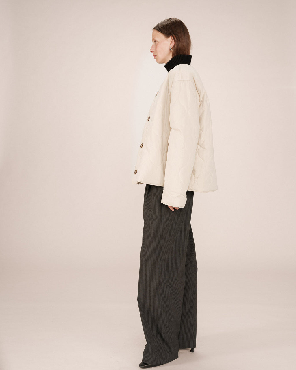 Plumífero Acolchado Beige Shania
