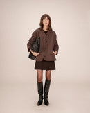 Doudoune Matelassée Chocolat Shania