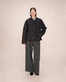 Shania Black Quilted Down Jacket