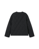 Shania Black Quilted Down Jacket