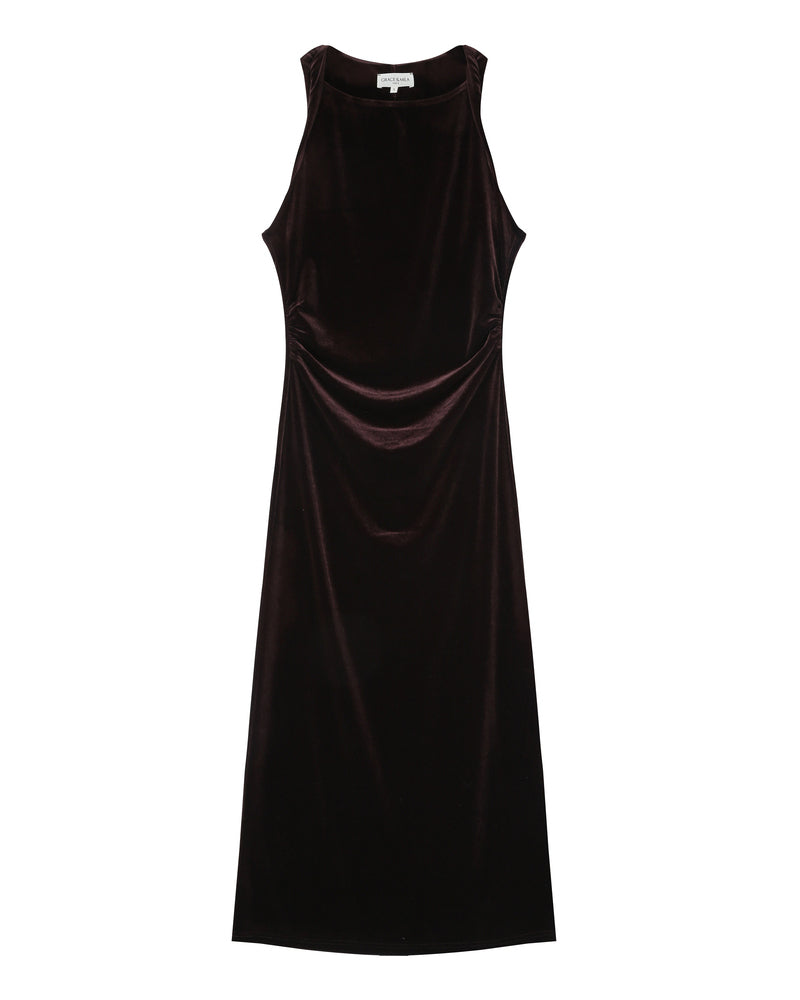 Tivoli Maxi Dress - Chocolate