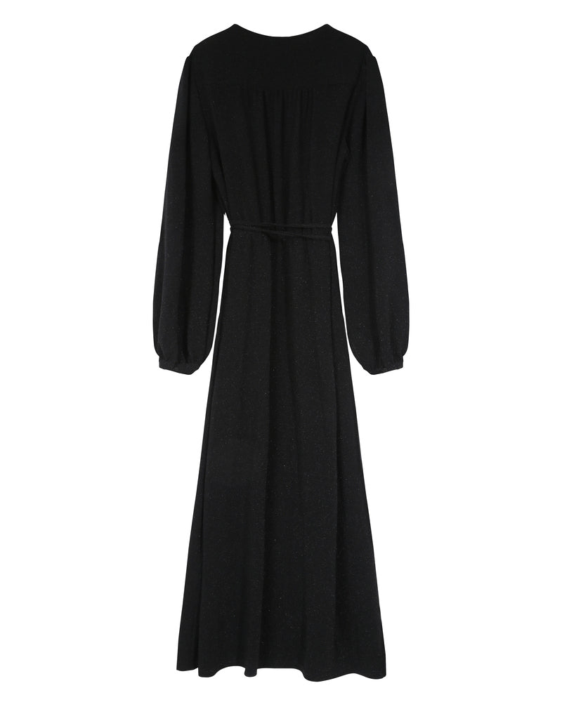 Langes Kleid Talia - Schwarz