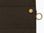 Giacca Con Zip E Colletto A Contrasto - Marrone