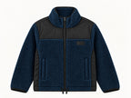 Veste Zippée Bimatière - Marron
