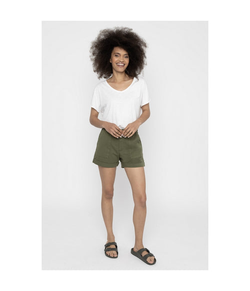 Short Lola Twill - Khaki - Femme