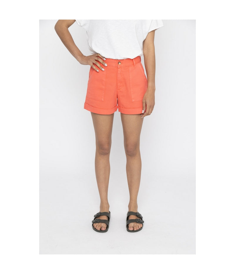 Short Lola Twill - Sugar Coral - Femme