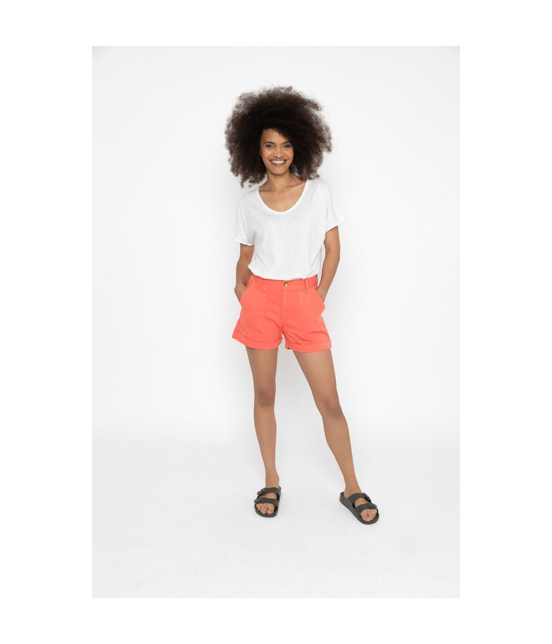 Short Lola Twill - Sugar Coral - Femme