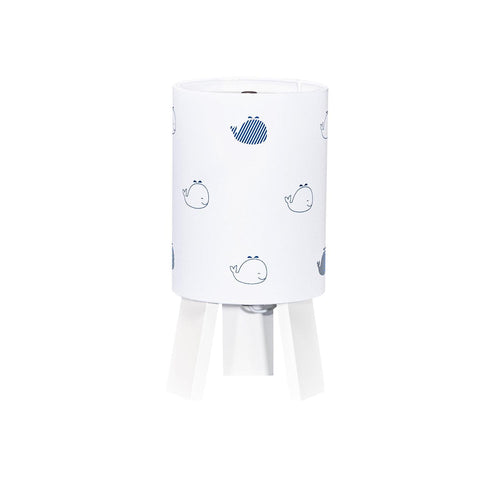 Lampe De Chevet En Coton Blanc