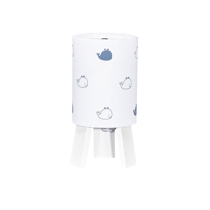 Lampe De Chevet En Coton Blanc