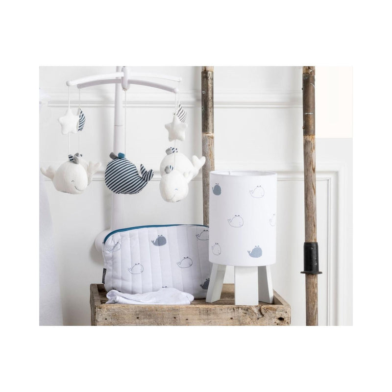 Lampe De Chevet En Coton Blanc