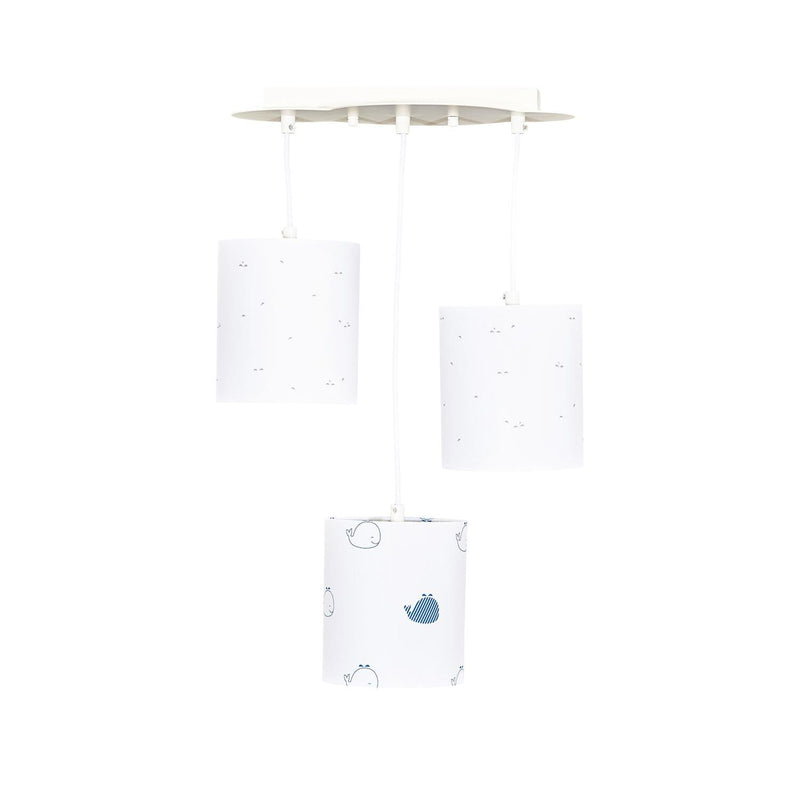 Suspension Lumineuse En Coton Blanc