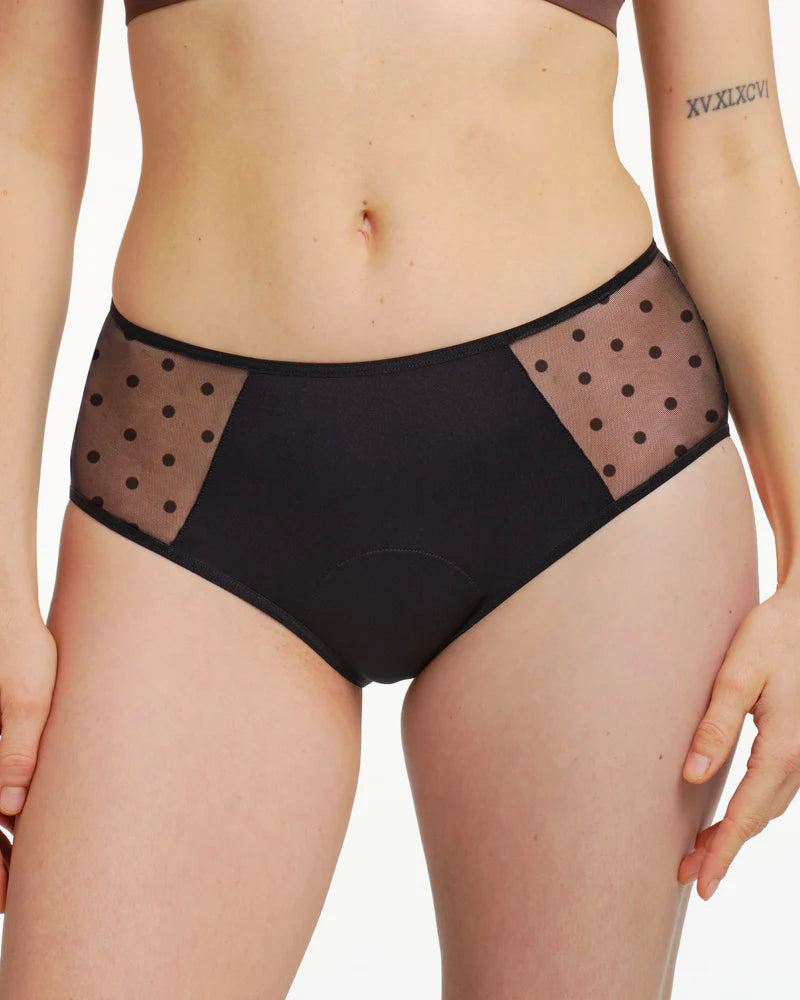Pack Menstrual Trio Shorties Tul Lunares