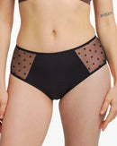 Shorty menstruel tulle pois