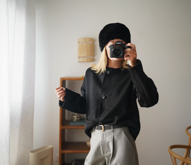 Cardigan Etoffe - Black