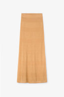 Jupe Lurex Maille Cuivre