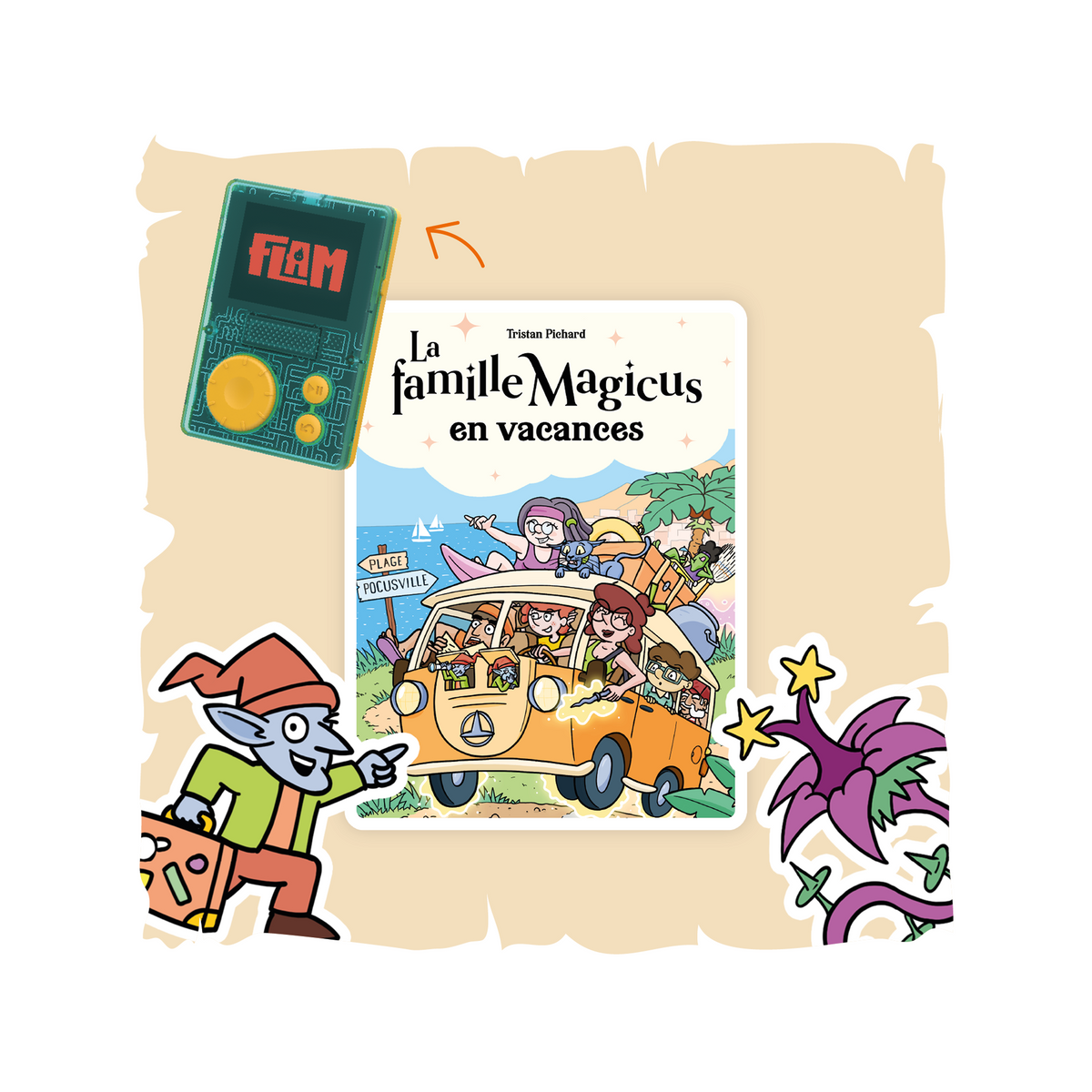 La Famille Magicus Part En Vacances - Livre Audio Flam